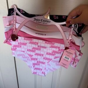 Juicy couture panties 5pk small seamless